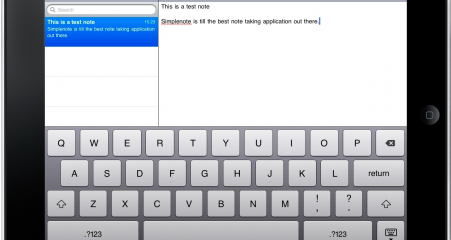 Simplenote app